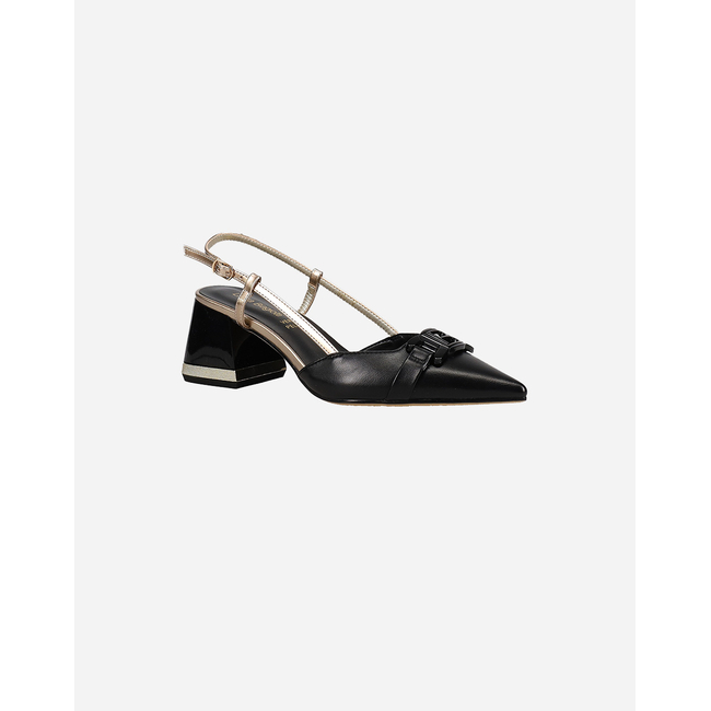 Product LAURA BIAGIOTTI 8985 SHOES WITH STRAP & BUCKLE BLACK base image