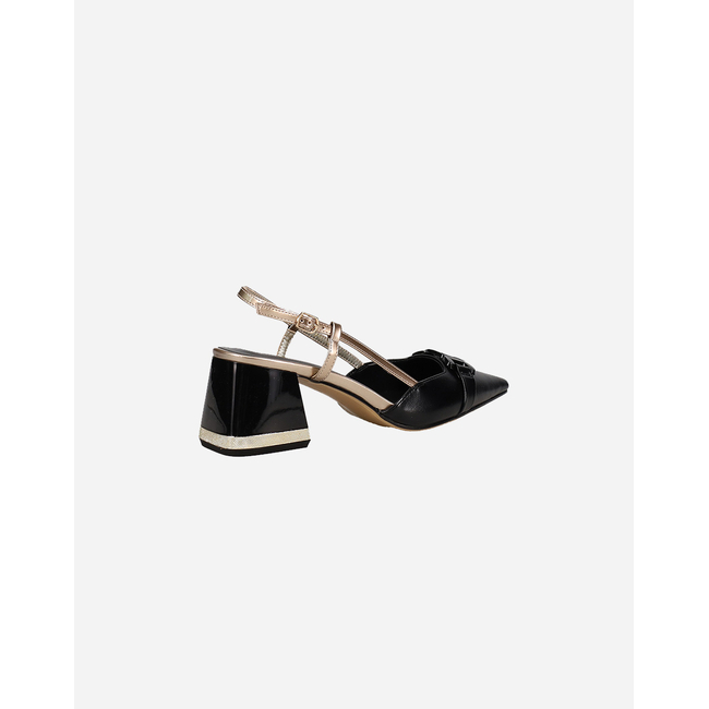 Product LAURA BIAGIOTTI 8985 SHOES WITH STRAP & BUCKLE BLACK base image