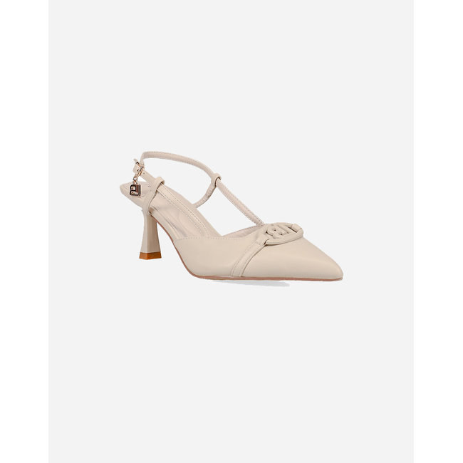 Product LAURA BIAGIOTTI 8971 SHOES MAT WITH BUCKLE & BEIGE STRAP base image