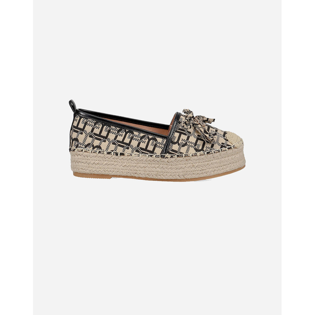 Product LAURA BIAGIOTTI 9094 SHOES FABRIC WITH BOW BEIGE base image