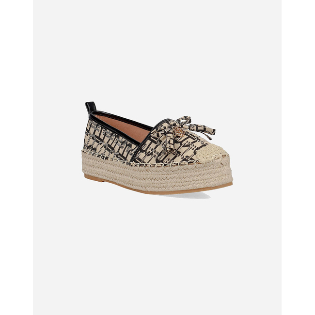 Product LAURA BIAGIOTTI 9094 SHOES FABRIC WITH BOW BEIGE base image