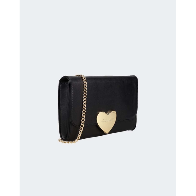 Product LOVE TO LOVE by GAI LTL18 ΤΣΑΝΤΑ ΩΜΟΥ ME ΚΟΥΜΠΩΜΑ ΚΑΡΔΙΑ  BLACK (Διαστάσεις: 25 x 16.5 x 4εκ.) base image