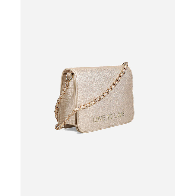 Product LOVE TO LOVE by GAI MATTIOLO LTL09 ΤΣΑΝΤΑ ΧΙΑΣΤΗ ΜΕ ΛΟΓΟΤ. GOLD base image