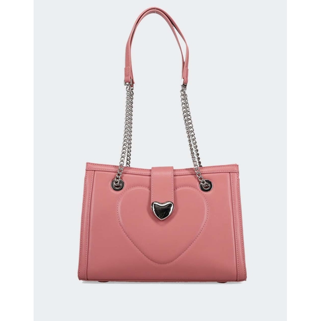 Product LOVE TO LOVE by GAI LTL5297 ΤΣΑΝΤΑ ΩΜΟΥ ΚΑΡΔΙΑ ΜΕ ΑΛΥΣΙΔΑ NUDE (Διαστάσεις: 28 x 19.5 x 9.5εκ.) base image