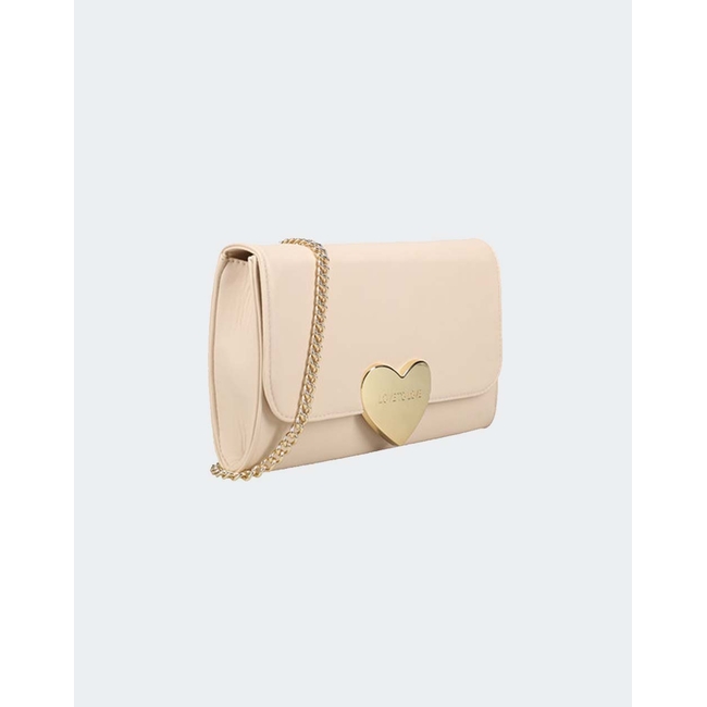 Product LOVE TO LOVE by GAI LTL18 ΤΣΑΝΤΑ ΩΜΟΥ ME ΚΟΥΜΠΩΜΑ ΚΑΡΔΙΑ  BEIGE (Διαστάσεις: 25 x 16.5 x 4εκ.) base image