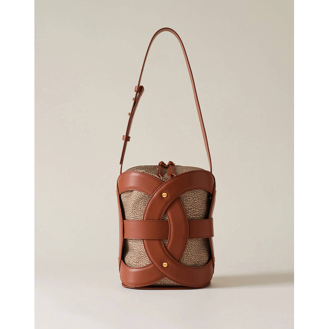 Product BORBONESE BUCKET BAG  (Διαστάσεις: 25,5 χ 21 χ 15 εκ) base image