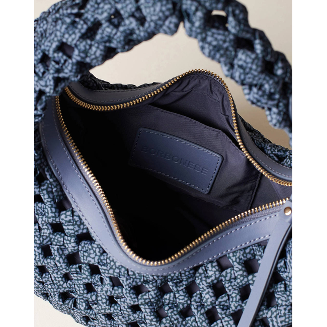 Product BORBONESE HOBO BAG LEATH  (Διαστάσεις: 24 χ 15 χ 10 εκ) base image