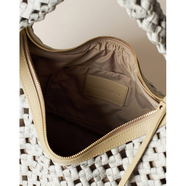 Product BORBONESE HOBO BAG LEATH (Dimensions: 39 x 24 x 14cm.) base image