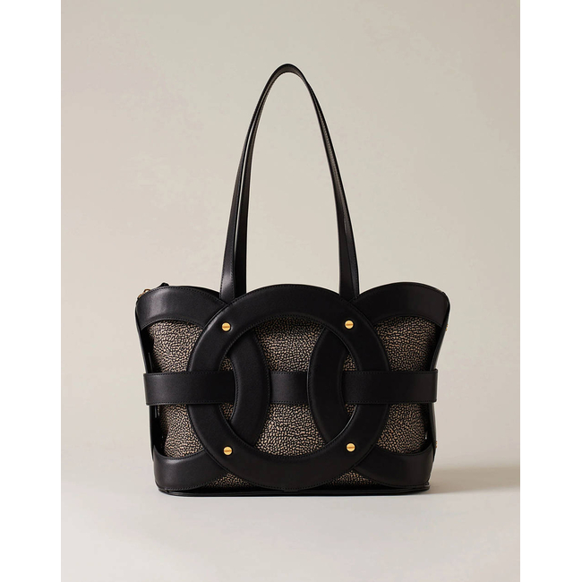 Product BORBONESE SHOP.BAG (Διαστάσεις: 35,5 χ 25 χ 16 εκ) base image