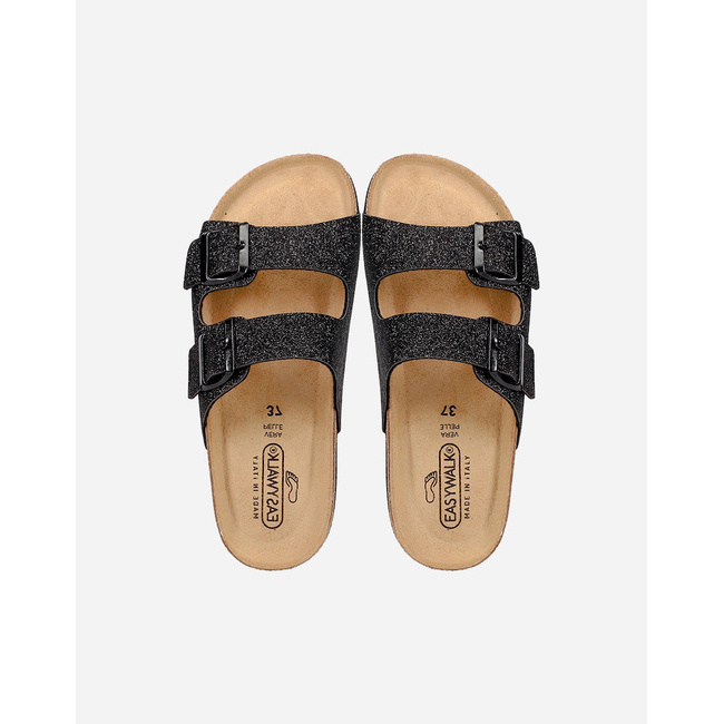 Product EASYWALK 335P20630S ΣΑΝΔ ΓΚΛΙΤΕΡ ΜΕ ΦΑΣΕΣ & ΑΓΚΡΑΦΕΣ BLACK base image