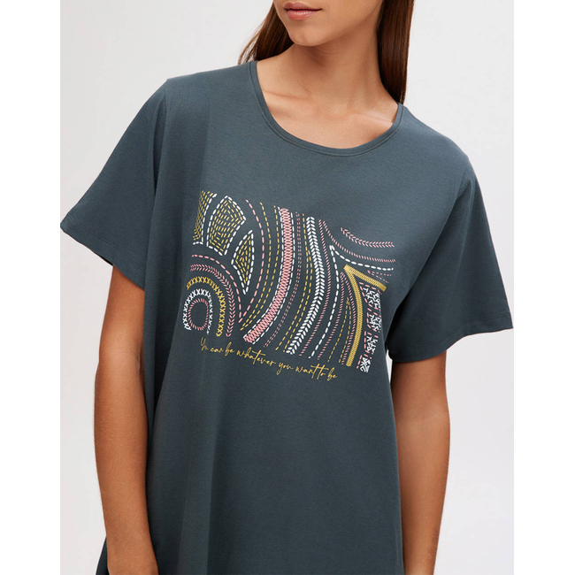 Product MINERVA T-SHIRT DRESS WOM.PAINTINGS base image