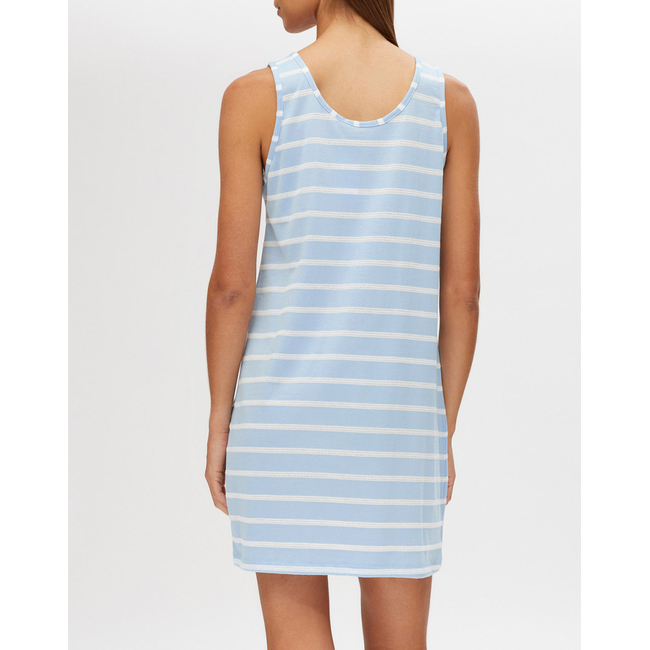 Product MINERVA NIGHTDR.WOM.NS S/J JACQUARD STRIPED BLUE base image