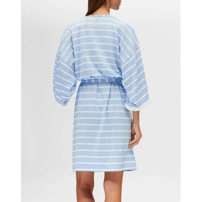 Product MINERVA ROBE WOM.S/J JACQUARD STRIPED base image