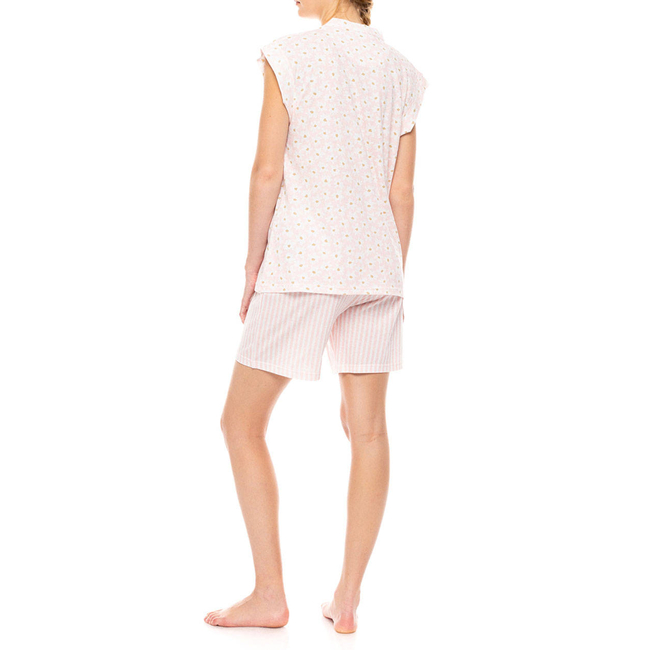 Product PINK LABEL PYJAMA SHORTS PINK DAISY base image