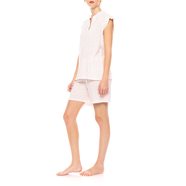 Product PINK LABEL PYJAMA SHORTS PINK DAISY base image