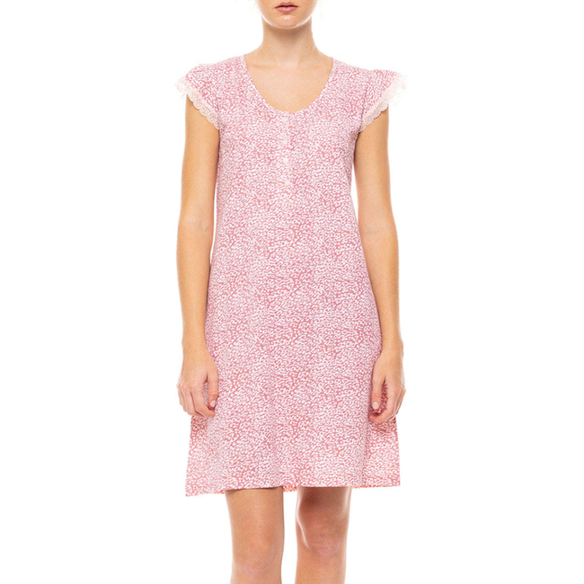 Product PINK LABEL NIGHTGOWN LEOPARD ROSE base image