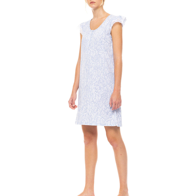 Product PINK LABEL NIGHTGOWN ICE BLUE FLEUR base image