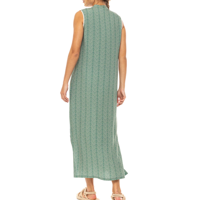 Product PINK LABEL BEACHWEAR LONG JUGLE GREEN base image