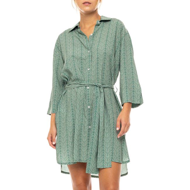 Product PINK LABEL BEACHWEAR JUGLE GREEN base image