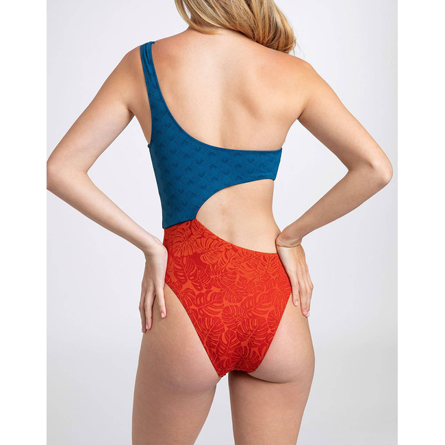 Product PRETTY ME AMBER One Shoulder Swimsuit base image