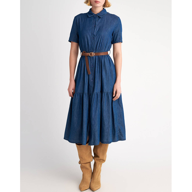 Product STAFF Zeta Denim Tencel Dress 97%Cotton/3%Elastane base image