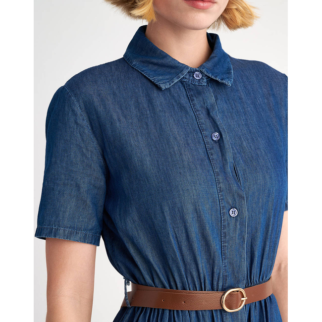 Product STAFF Zeta Denim Tencel Dress 97%Cotton/3%Elastane base image