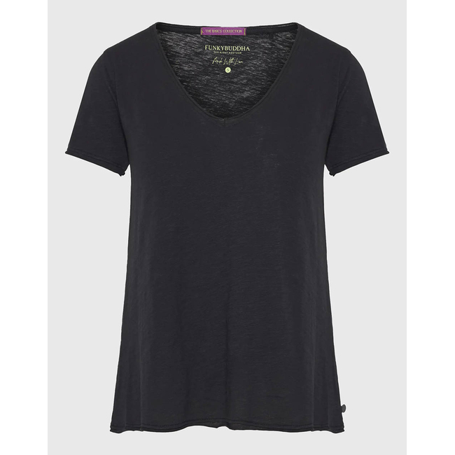 Product FUNKY BUDDHA Women's Basic Short Sleeve Blouse base image