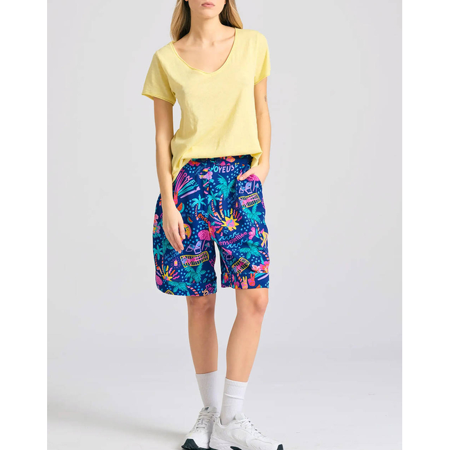 Product FUNKY BUDDHA Women's Basic Short Sleeve Blouse base image