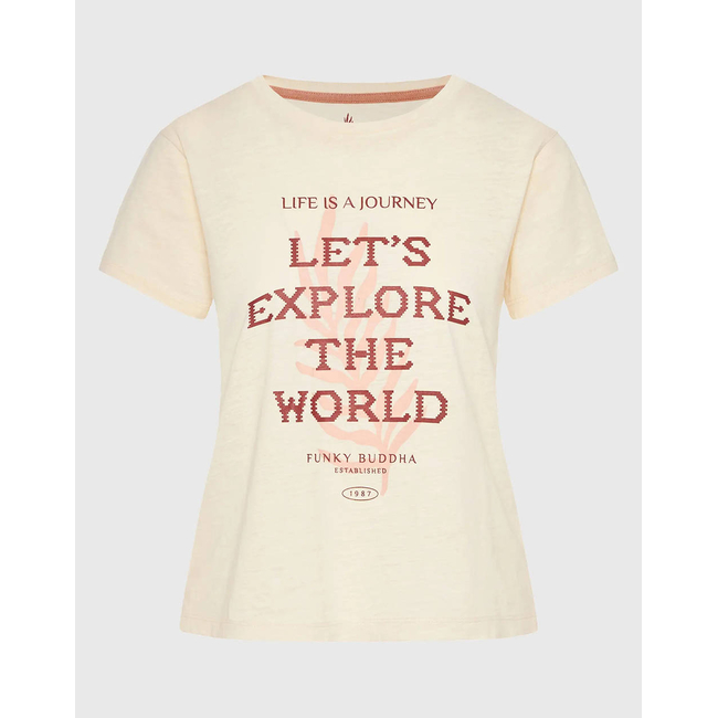 Product FUNKY BUDDHA Women's Short Sleeve T-Shirt With Print base image