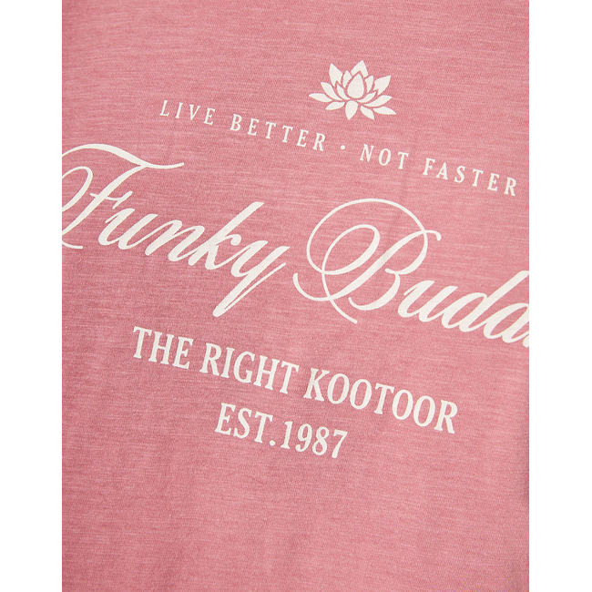 Product FUNKY BUDDHA Γυναικεία Μπλούζα Κοντό Μανίκι Με Τύπωμα base image