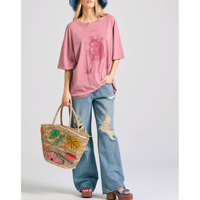 Product FUNKY BUDDHA Women's Short Sleeve T-Shirt With Print base image