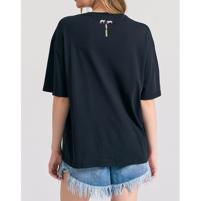 Product FUNKY BUDDHA Γυναικεία Μπλούζα Κοντό Μανίκι Με Τύπωμα base image