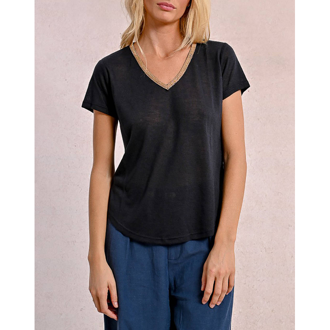 Product MOLLY BRACKEN LADIES KNITTED TEE base image
