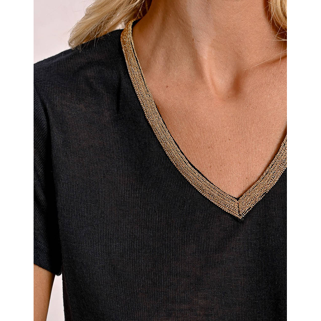 Product MOLLY BRACKEN LADIES KNITTED TEE base image