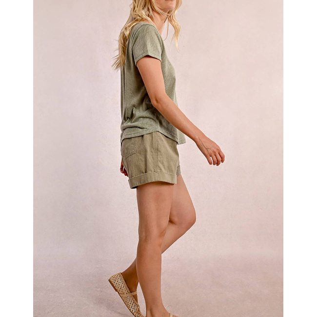 Product MOLLY BRACKEN LADIES KNITTED TEE base image