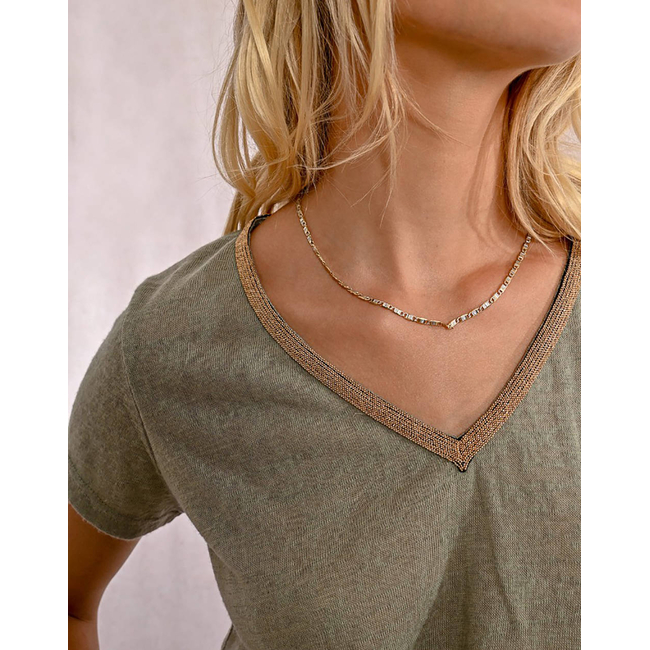 Product MOLLY BRACKEN LADIES KNITTED TEE base image