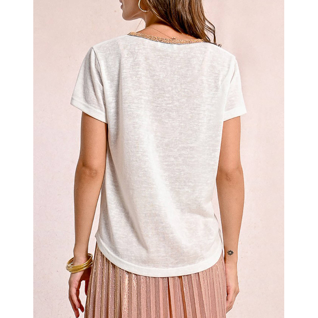 Product MOLLY BRACKEN LADIES KNITTED TEE base image