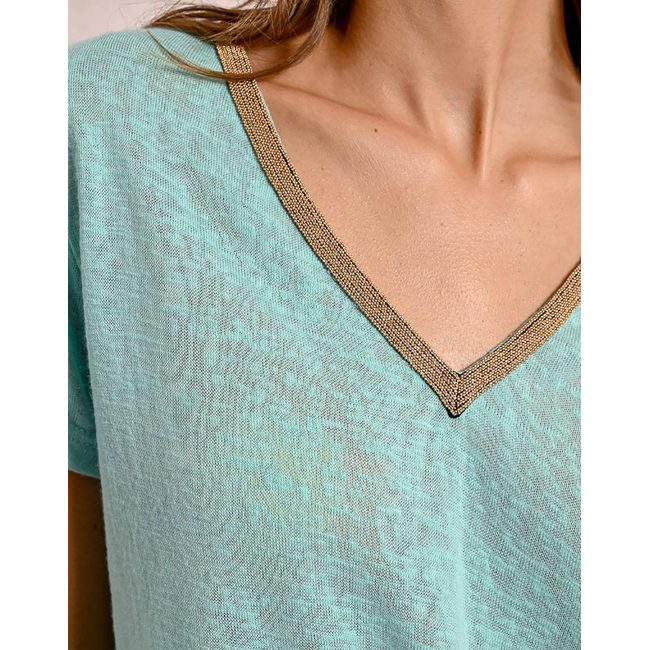 Product MOLLY BRACKEN LADIES KNITTED TEE base image