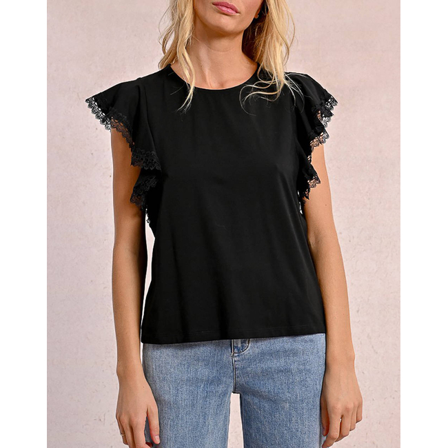 Product MOLLY BRACKEN LADIES KNITTED TEE base image