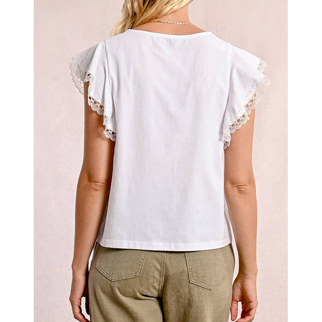 Product MOLLY BRACKEN LADIES KNITTED TEE base image