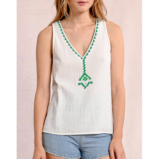 Product MOLLY BRACKEN LADIES WOVEN TOP base image