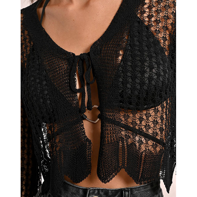 Product MOLLY BRACKEN LADIES KNITTED CARDIGAN base image