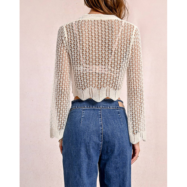 Product MOLLY BRACKEN LADIES KNITTED CARDIGAN base image