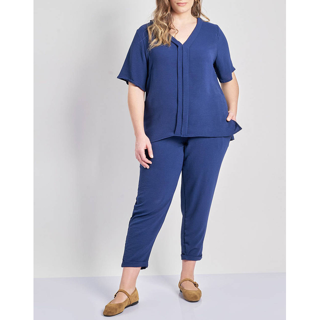 Product PARABITA Παντελόνι washed με ρεβέρ base image