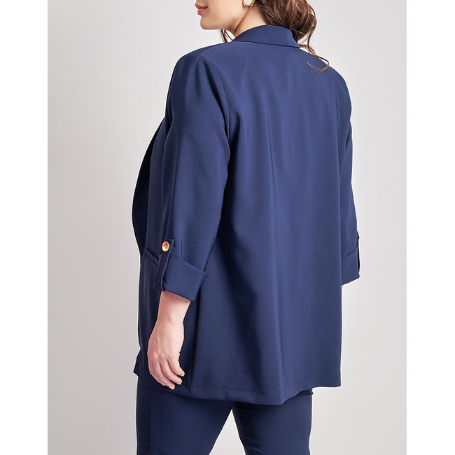 Product PARABITA Crepe jacket with rolled sleeves base image