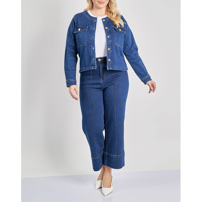 Product PARABITA Round neck denim jacket base image
