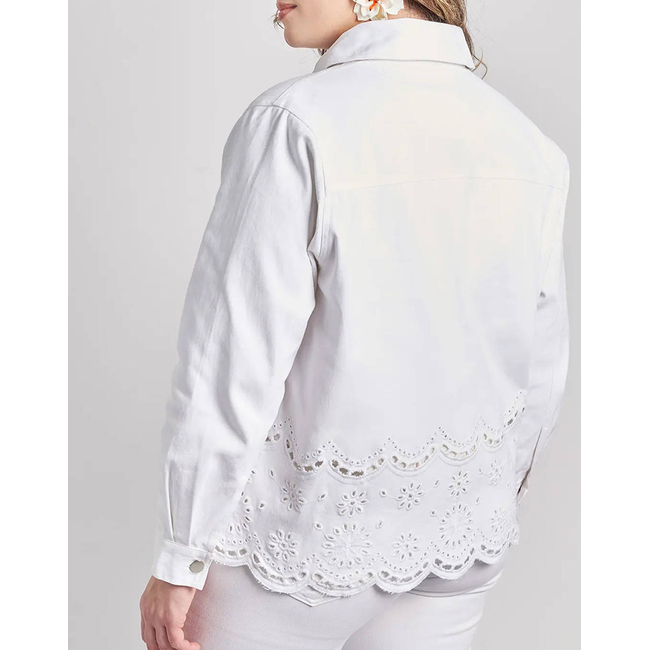 Product PARABITA Jacket βαμβακερό με δαντελένιο τελείωμα base image