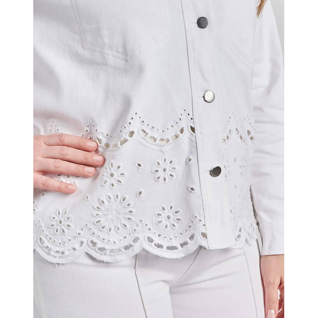Product PARABITA Jacket βαμβακερό με δαντελένιο τελείωμα base image