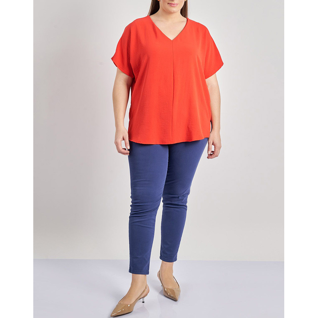 Product PARABITA Μπλούζα washed με V base image