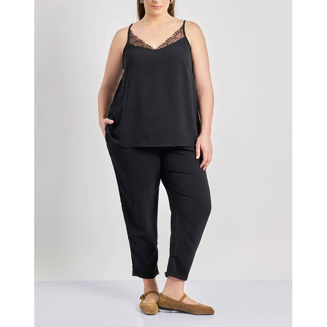 Product PARABITA Lingerie τοπ washed ανάγλυφο με δαντέλα base image